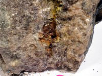 Pechblende auf Dolomit
